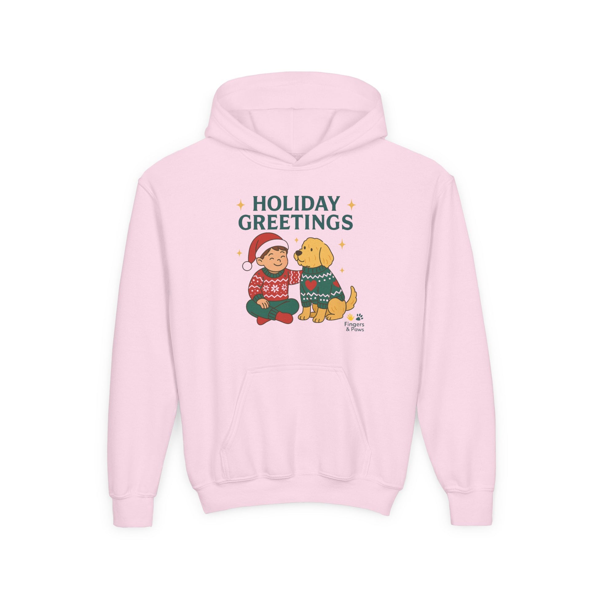 Kids Christmas Hoodie White – Matching Kids and Pets Outfit