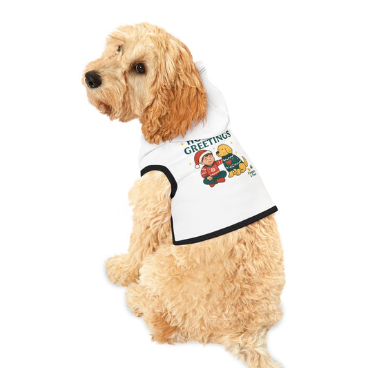 Pet Christmas Hoodie White – Matching Kids and Pets Outfit
