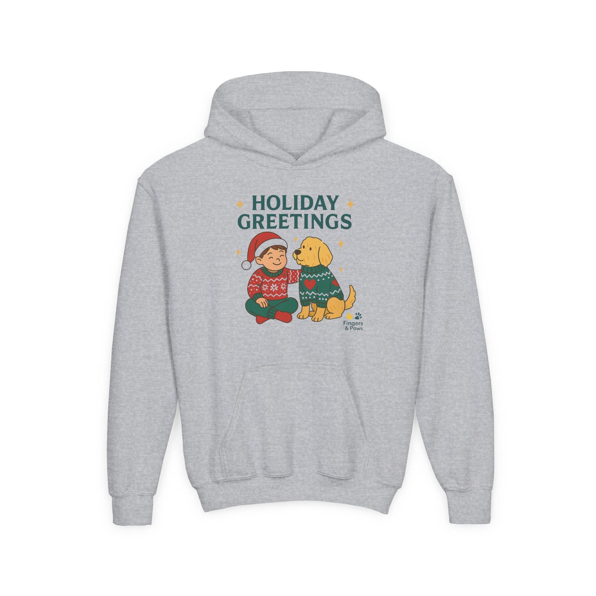 Kids Christmas Hoodie White – Matching Kids and Pets Outfit