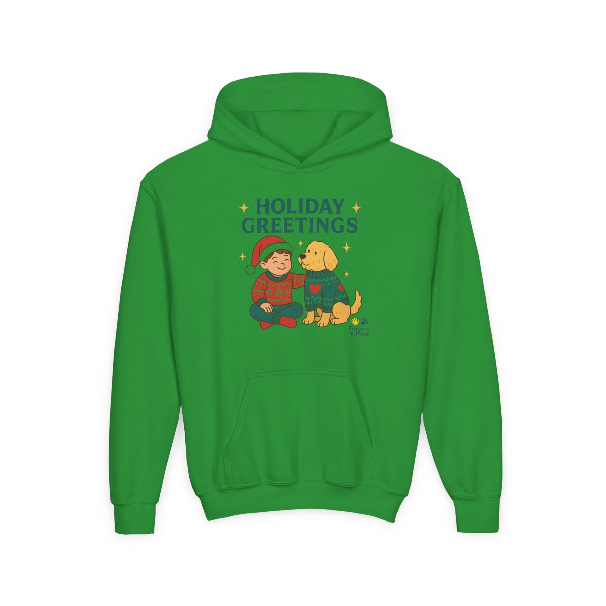 Kids Christmas Hoodie White – Matching Kids and Pets Outfit