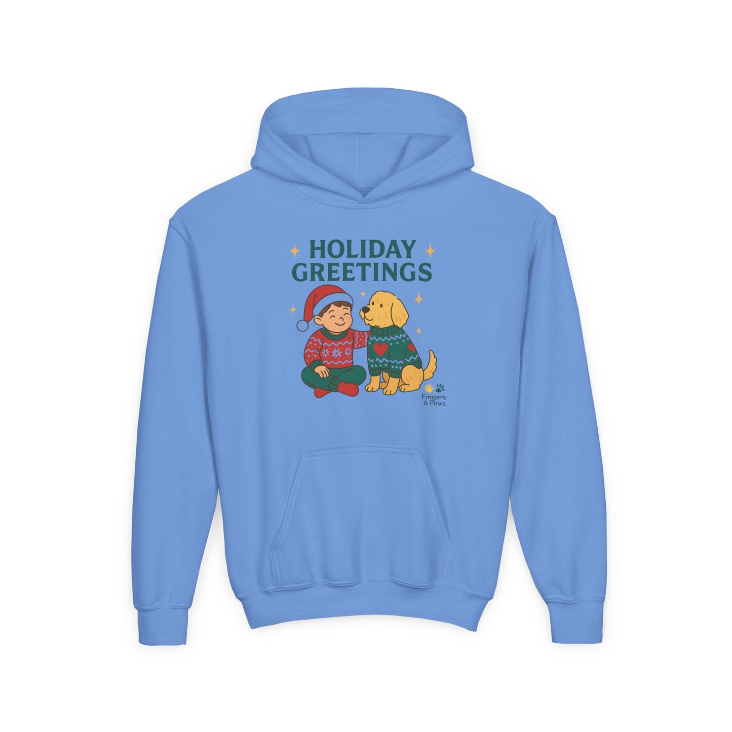 Kids Christmas Hoodie White – Matching Kids and Pets Outfit