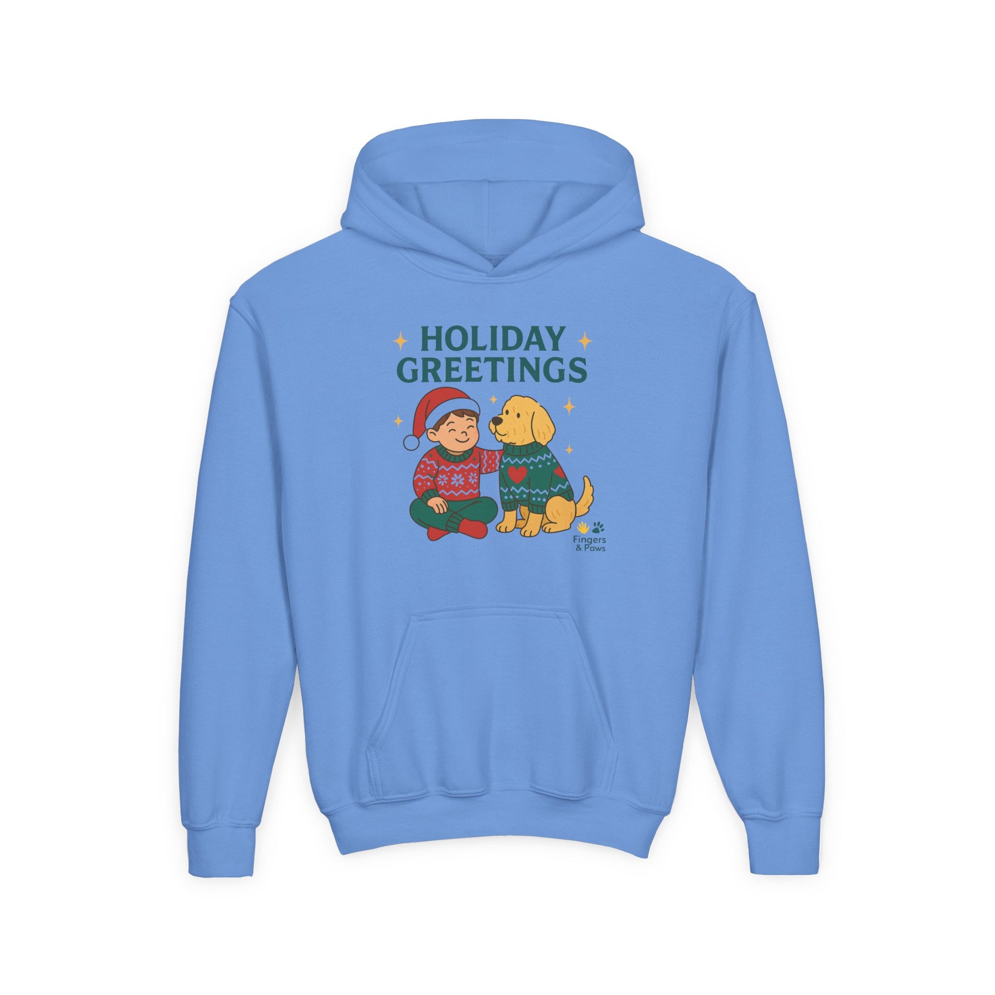 Kids Christmas Hoodie White – Matching Kids and Pets Outfit